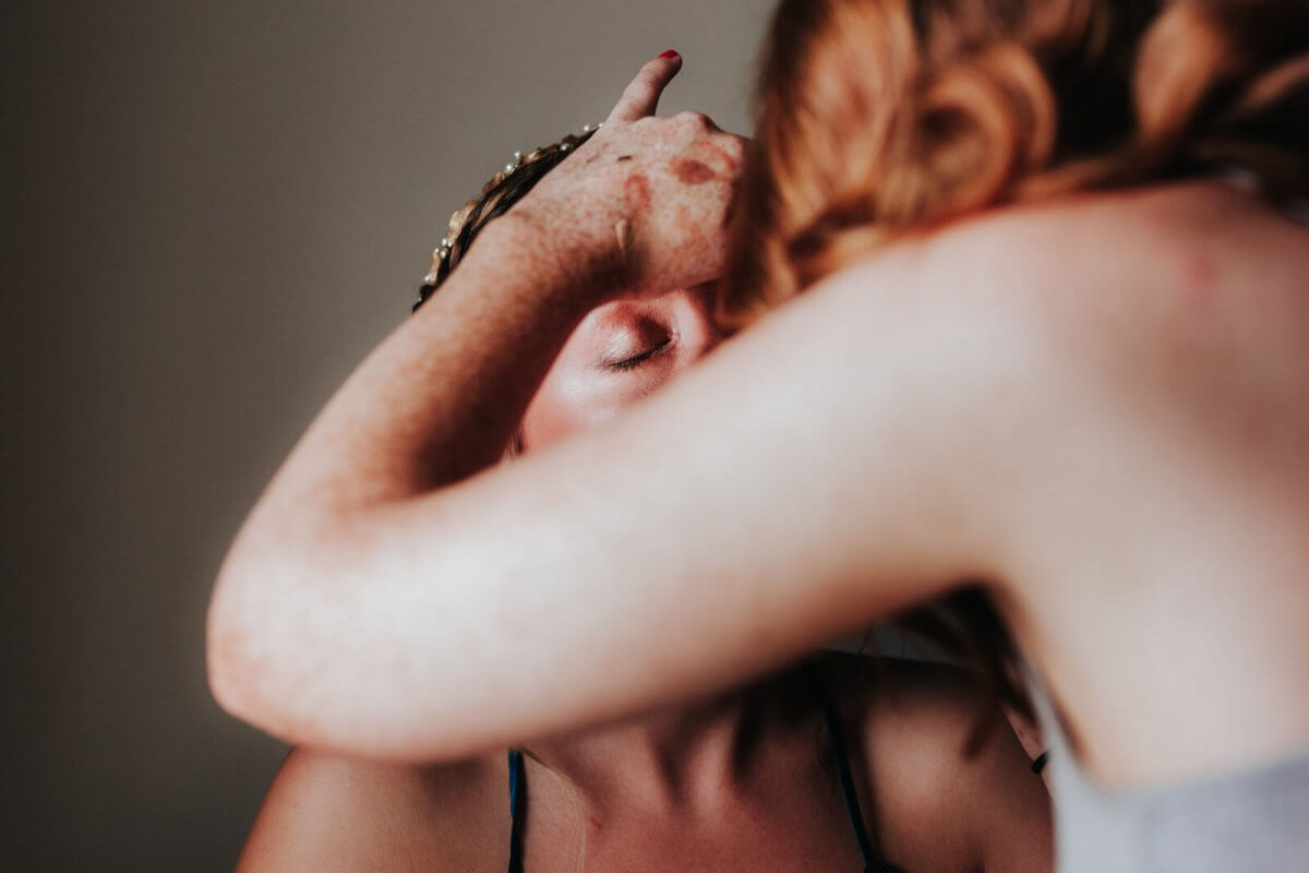 Bridal and groom prep photography